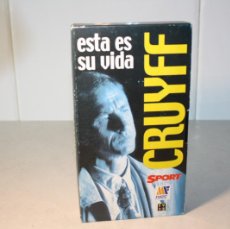 Coleccionismo deportivo: VÍDEO VHS SOBRE JOHAN CRUYFF. Lote 399000144
