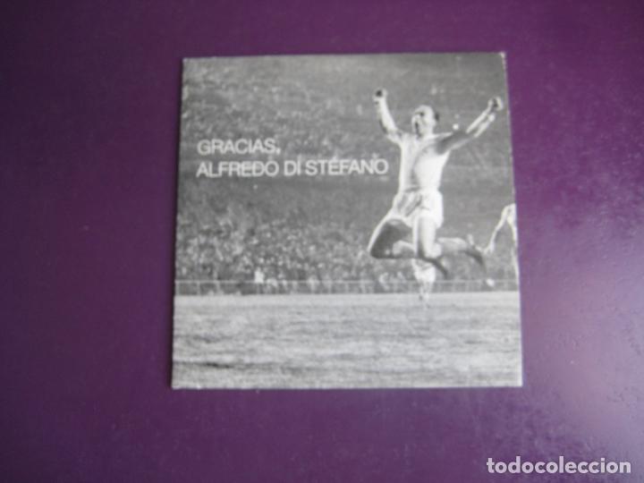 Coleccionismo deportivo: GRACIAS ALFREDO DI STEFANO - DVD REAL MADRID - CONMEMORATIVO FALLECIMIENTO, SIN USO