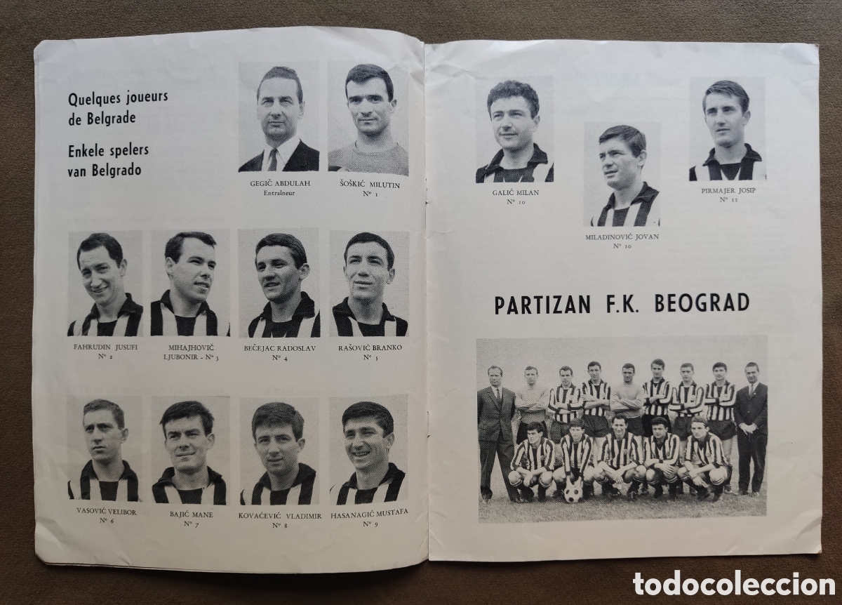 Coleccionismo deportivo: F&Uacute;TBOL PROGRAMA FINAL COPA DE EUROPA REAL MADRID VS PARTIZAN 1966 - Foto 5