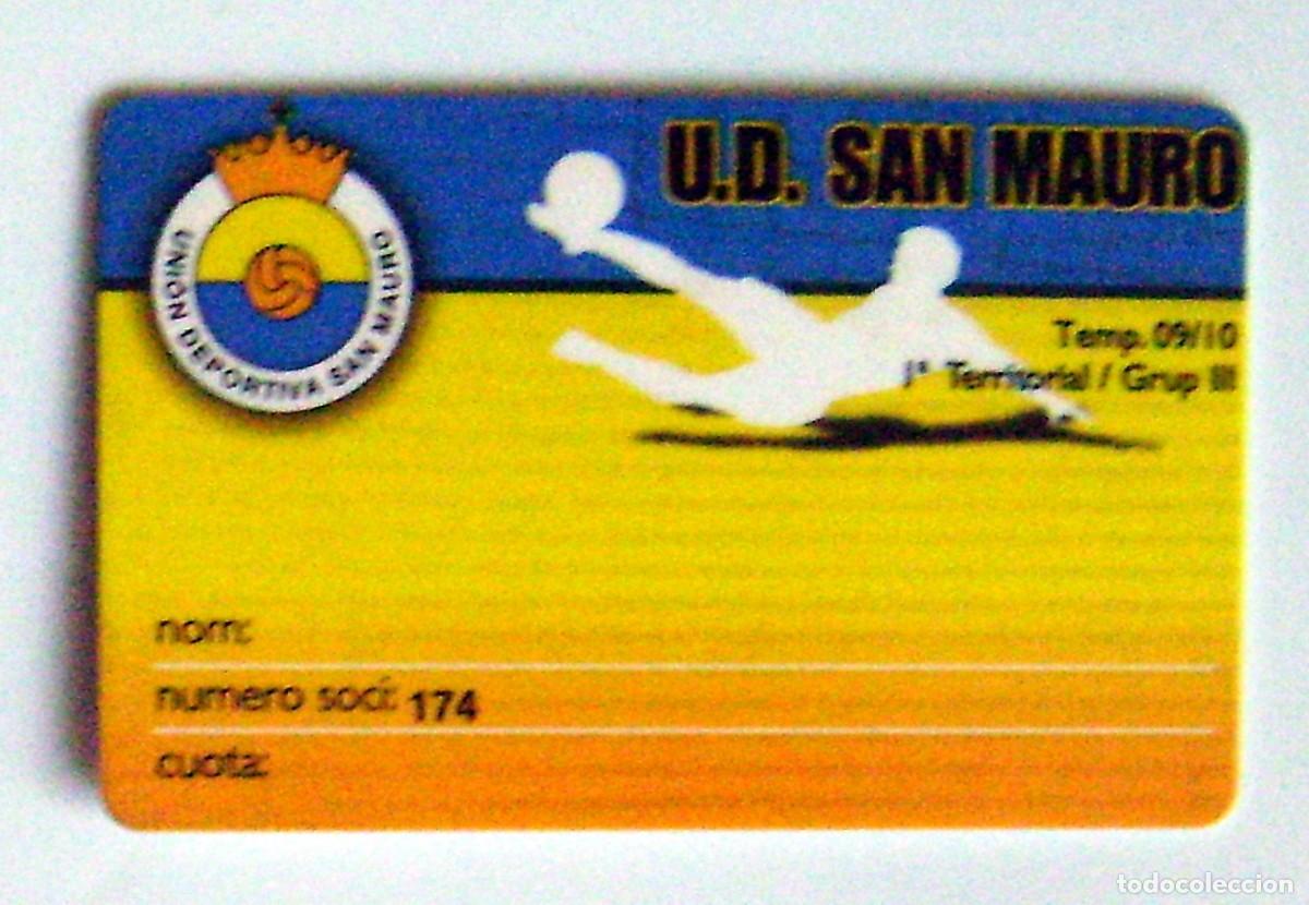 Coleccionismo deportivo: 2 TARJETAS DEPORTES: BADMINTON Y U.D. SAN MARINO - Foto 1