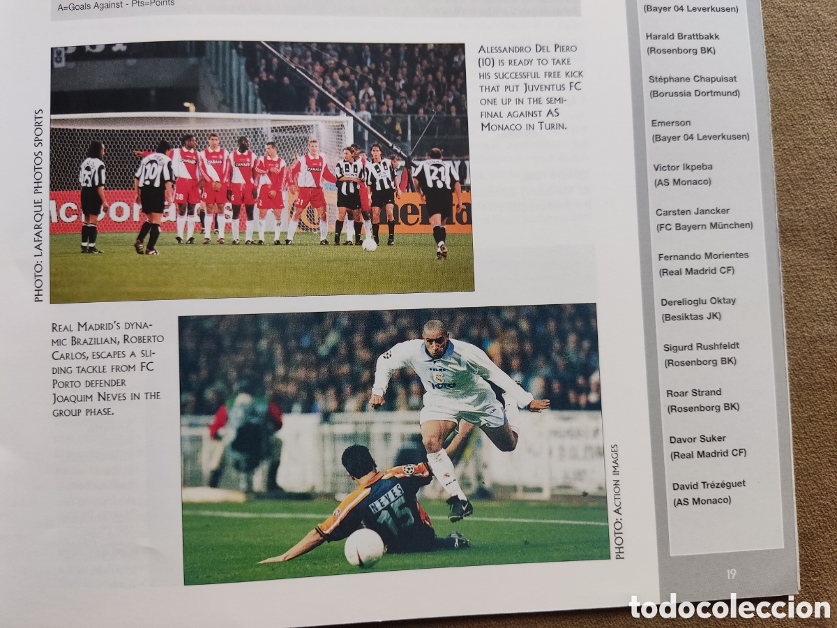 Coleccionismo deportivo: F&Uacute;TBOL REAL MADRID PROGRAMA FINAL COPA DE EUROPA LA S&Eacute;PTIMA 1998 - Foto 4