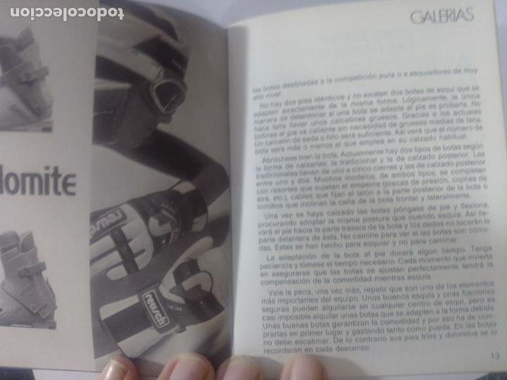Coleccionismo deportivo: Manual Practico del Esqui-Galerias Preciados - Foto 4