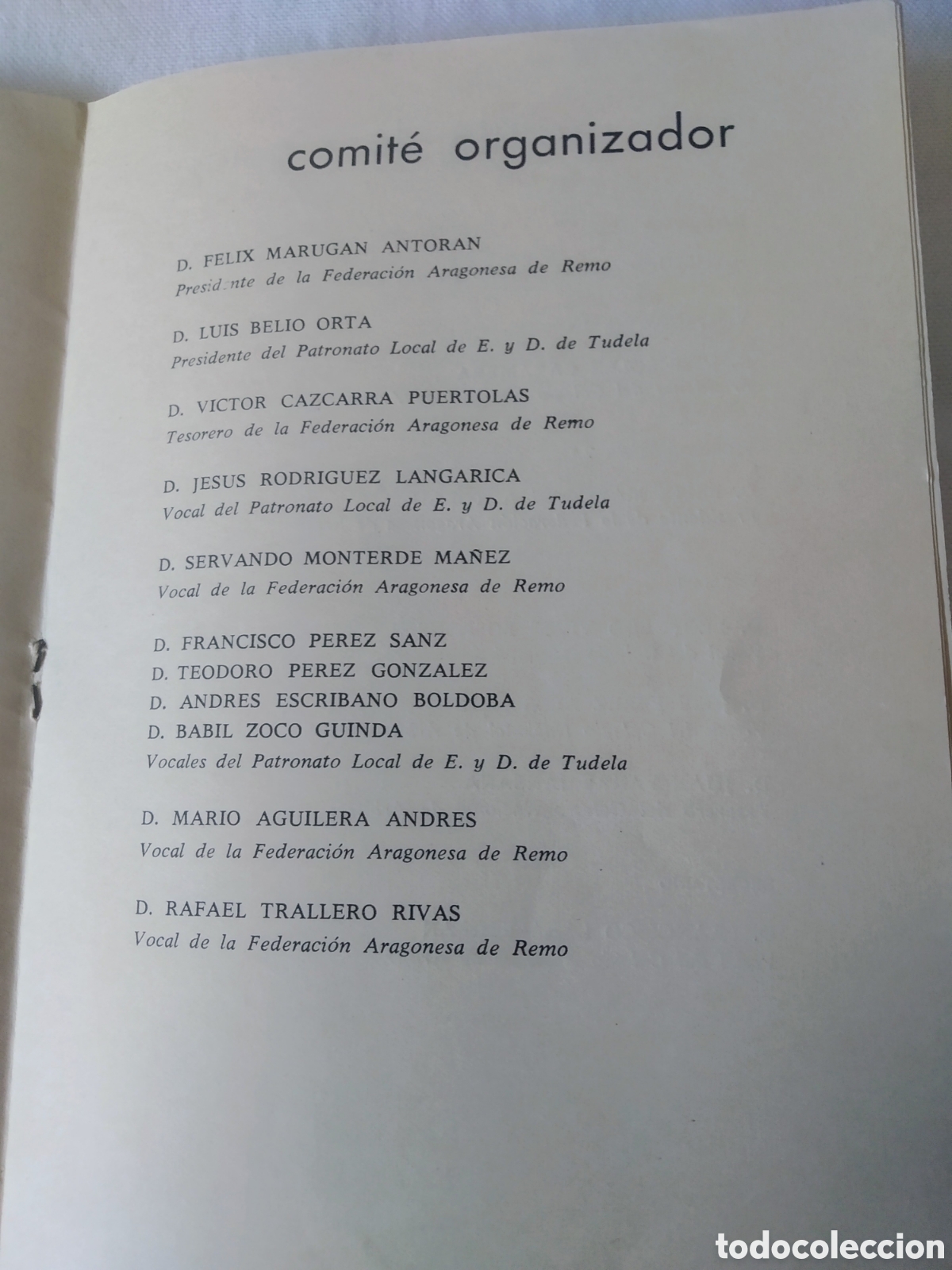 Coleccionismo deportivo: ANTIGUO PROGRAMA DE CAMPEONATO DE ESPA&Ntilde;A DE REMO EN TUDELA A&Ntilde;O 1963 - Foto 2