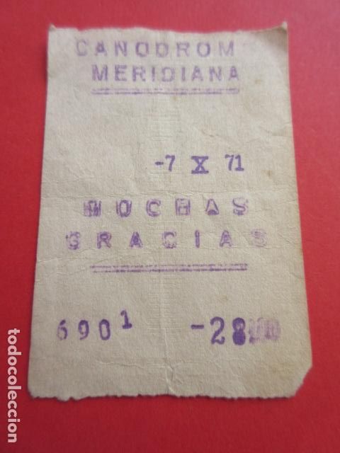 Coleccionismo deportivo: CANODROMO MERIDIANA BARCELONA - Foto 1