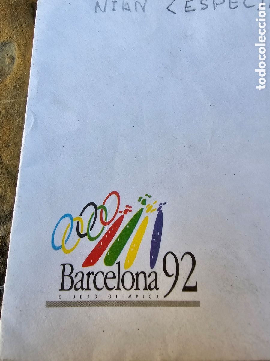 Coleccionismo deportivo: Sobre vac&iacute;o de Los Juegos Ol&iacute;mpicos de Barcelona 92. 1992 - Foto 2