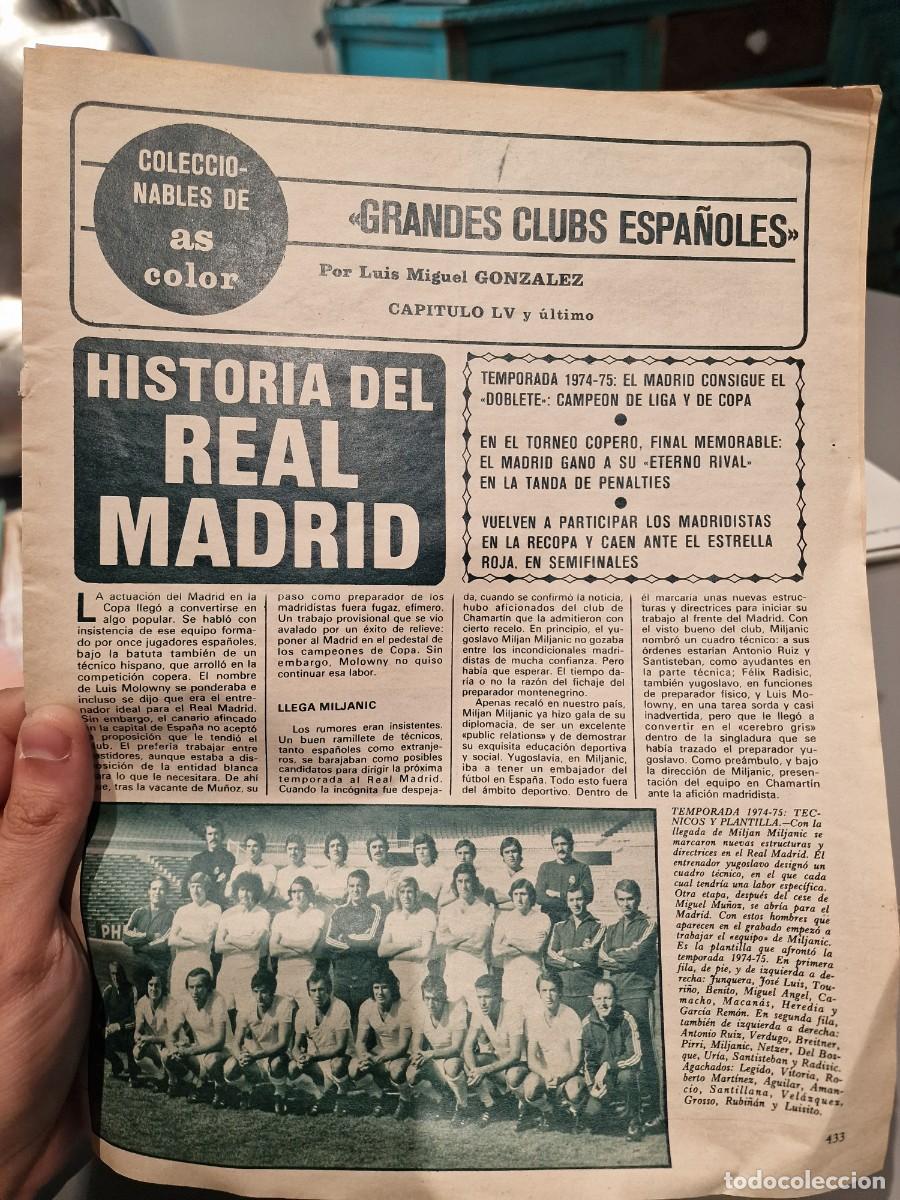 Coleccionismo deportivo: Historia del Real Madrid As color - Foto 1