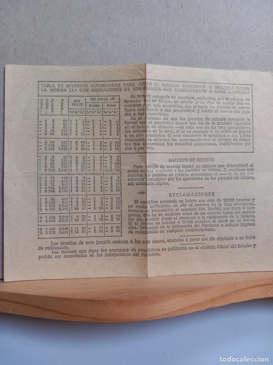 Coleccionismo deportivo: QUINIELA RESGUARDO 1978 - Foto 3