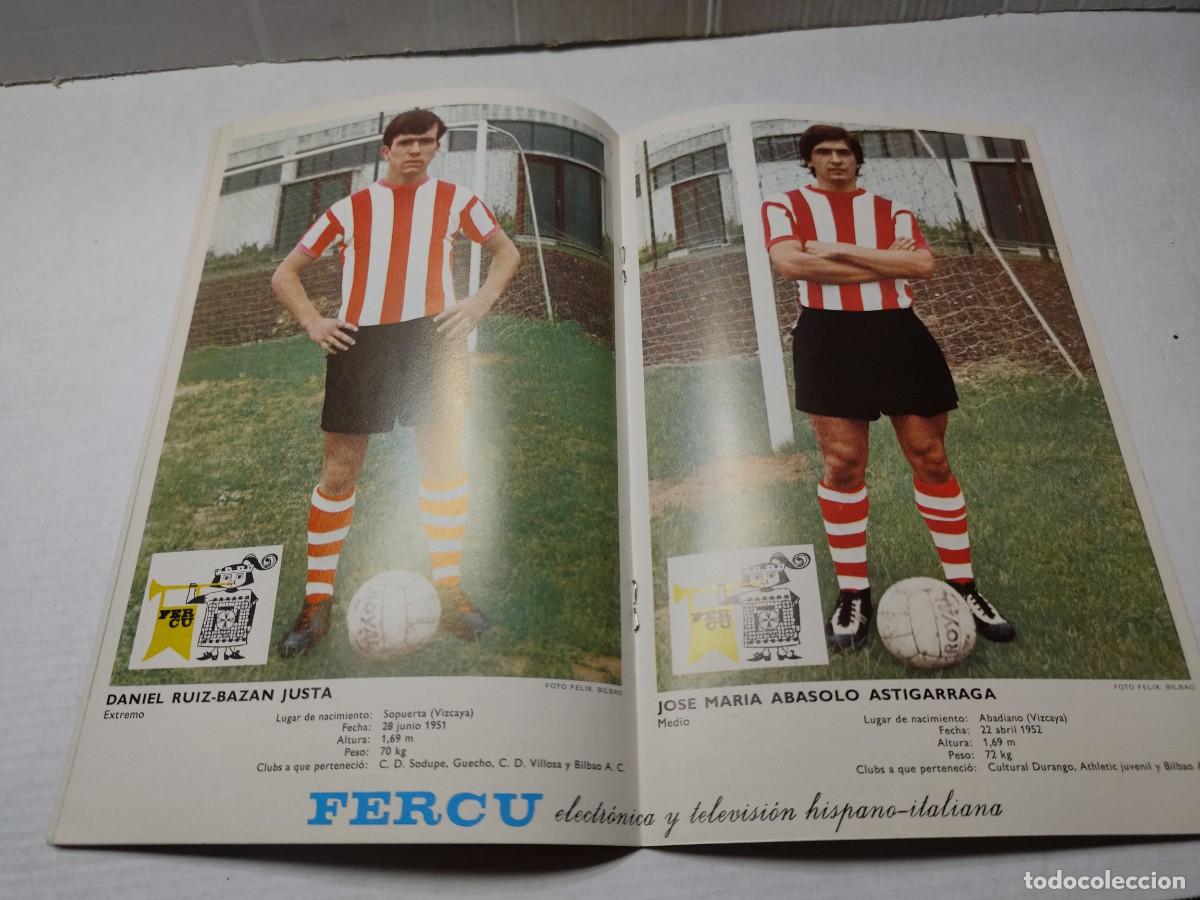 Coleccionismo deportivo: Programa OFICIAL - LIGA 1971 1972 - SAN MAMES - ATHLETIC/ VALENCIA - Foto 4