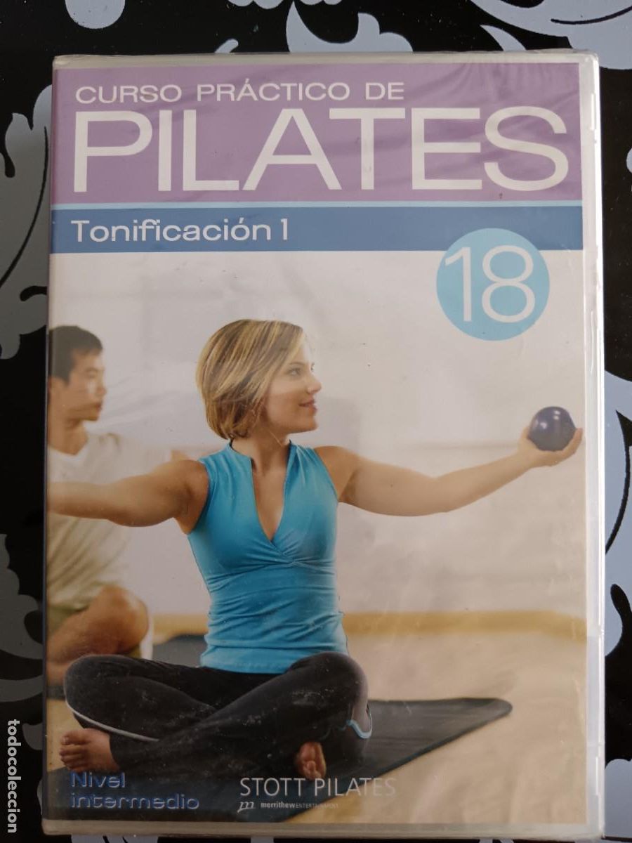 Coleccionismo deportivo: Curso pr&aacute;ctico de pilates. Tonificaci&oacute;n 1 ((DVD 18) precintado - Foto 1