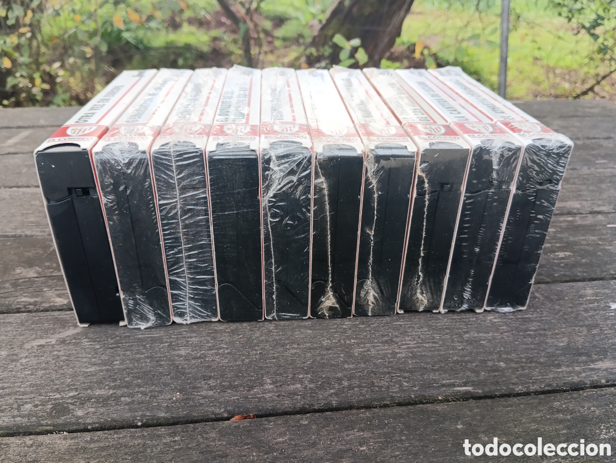 Coleccionismo deportivo: VHS. ATHLETIC IMAGENES DE UNA HISTORIA. 10 VHS. - Foto 6