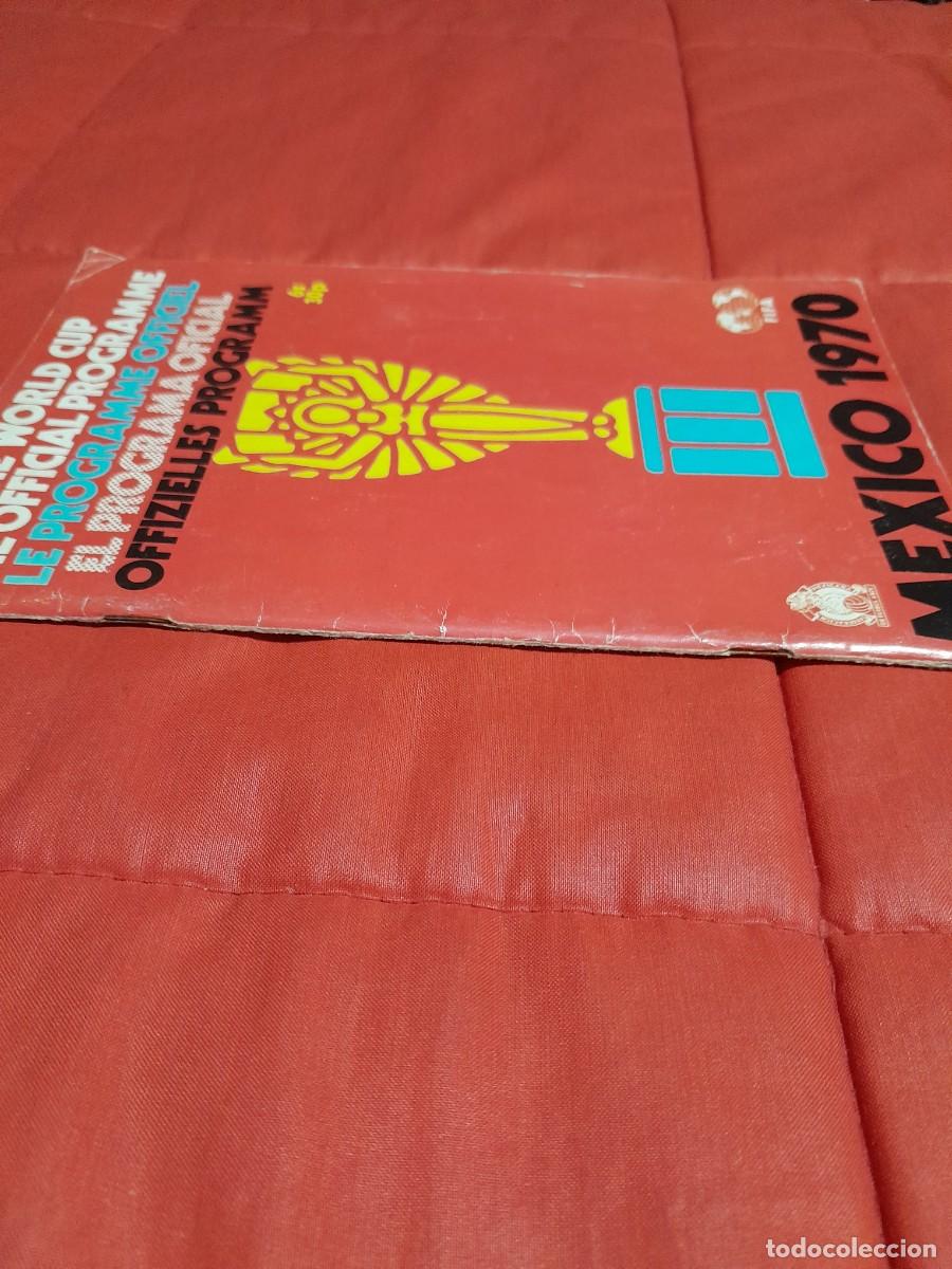 Coleccionismo deportivo: PROGRAMA OFICIAL COPA DEL MUNDO MEXICO 70.VERSION INGLESA.A&Ntilde;O 1970 - Foto 2