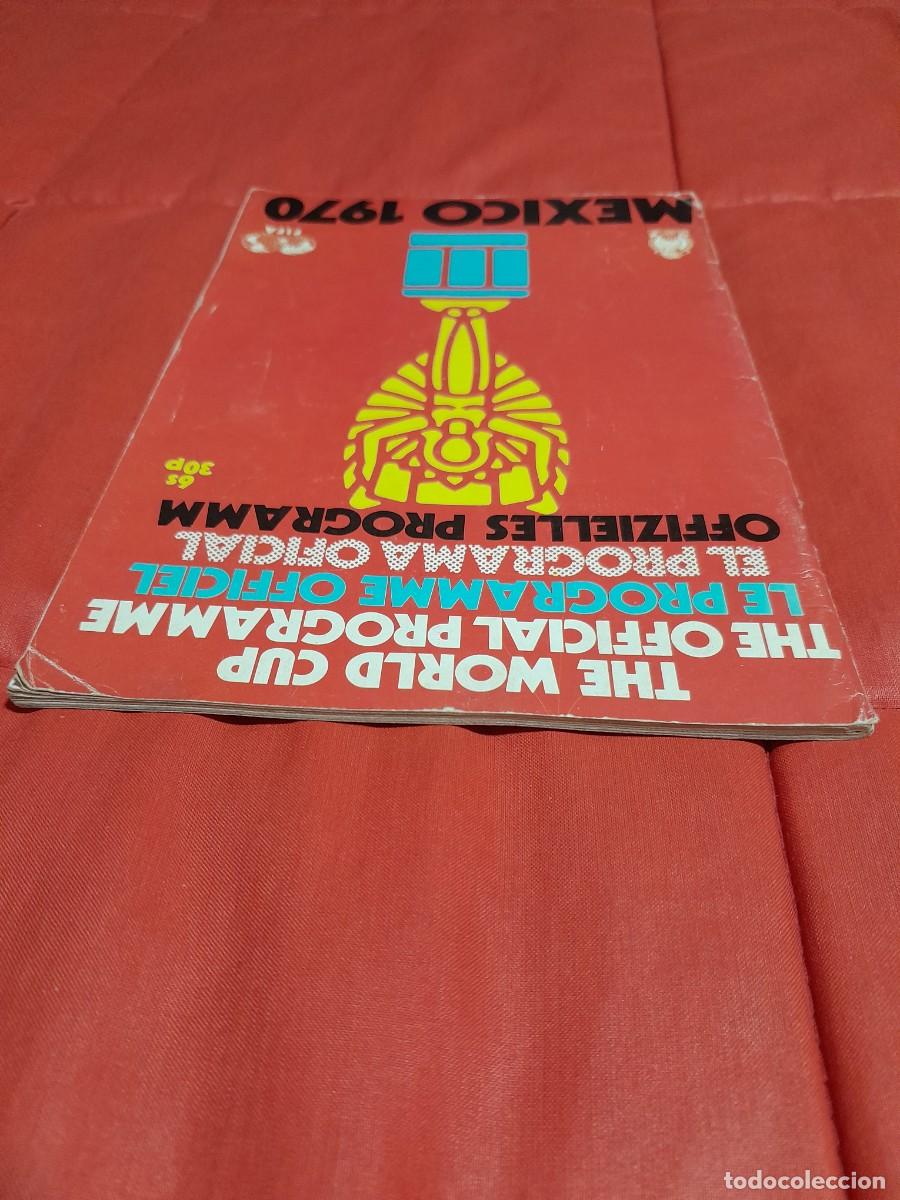 Coleccionismo deportivo: PROGRAMA OFICIAL COPA DEL MUNDO MEXICO 70.VERSION INGLESA.A&Ntilde;O 1970 - Foto 3