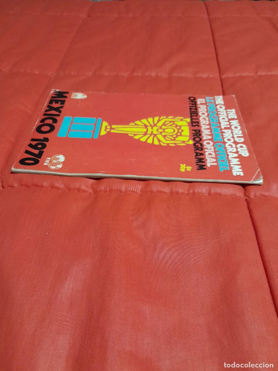Coleccionismo deportivo: PROGRAMA OFICIAL COPA DEL MUNDO MEXICO 70.VERSION INGLESA.A&Ntilde;O 1970 - Foto 4