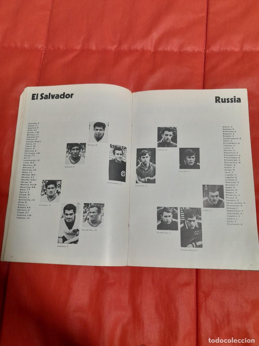 Coleccionismo deportivo: PROGRAMA OFICIAL COPA DEL MUNDO MEXICO 70.VERSION INGLESA.A&Ntilde;O 1970 - Foto 10