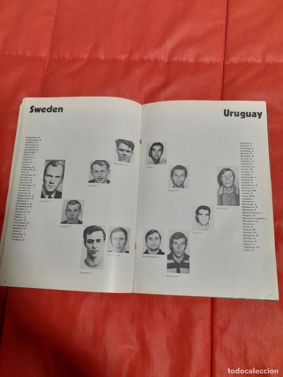 Coleccionismo deportivo: PROGRAMA OFICIAL COPA DEL MUNDO MEXICO 70.VERSION INGLESA.A&Ntilde;O 1970 - Foto 12