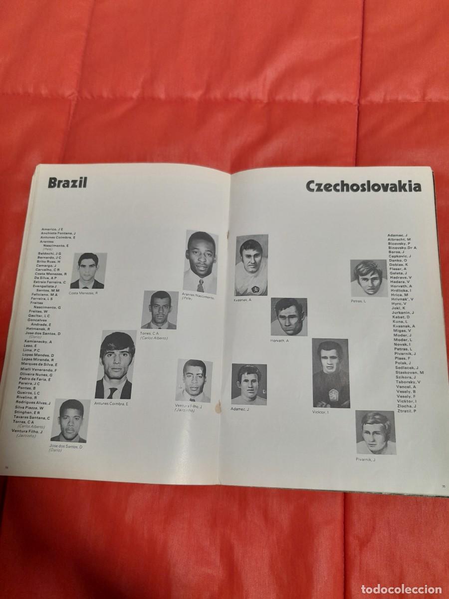 Coleccionismo deportivo: PROGRAMA OFICIAL COPA DEL MUNDO MEXICO 70.VERSION INGLESA.A&Ntilde;O 1970 - Foto 13