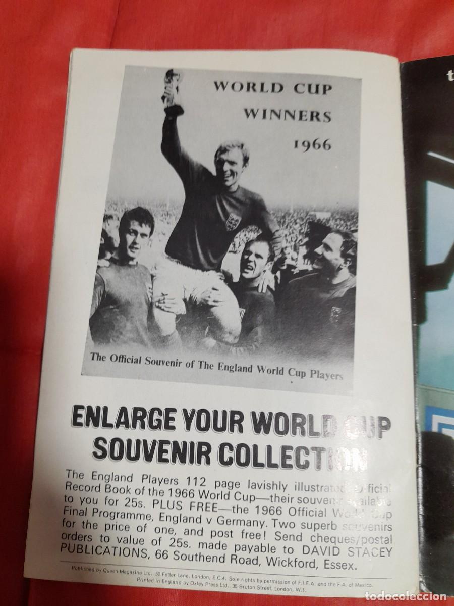 Coleccionismo deportivo: PROGRAMA OFICIAL COPA DEL MUNDO MEXICO 70.VERSION INGLESA.A&Ntilde;O 1970 - Foto 25