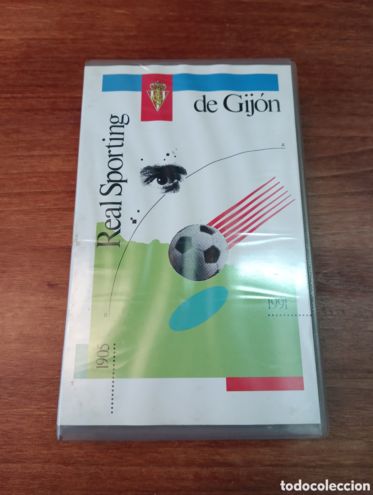 Coleccionismo deportivo: VHS REAL SPORTING GIJON 1905 1991. - Foto 1