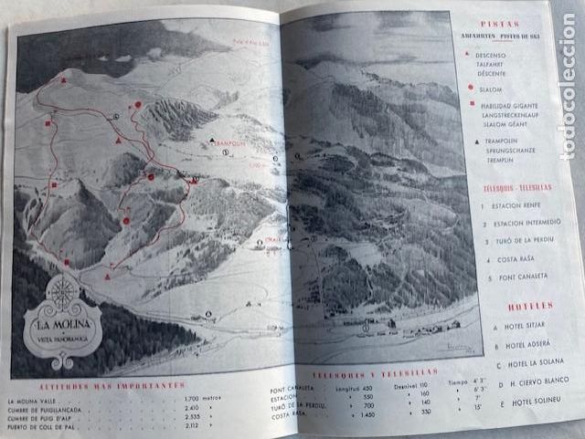 Coleccionismo deportivo: La Molina. 1953. III Semana Internacional de Esqui. Programa. - Foto 4