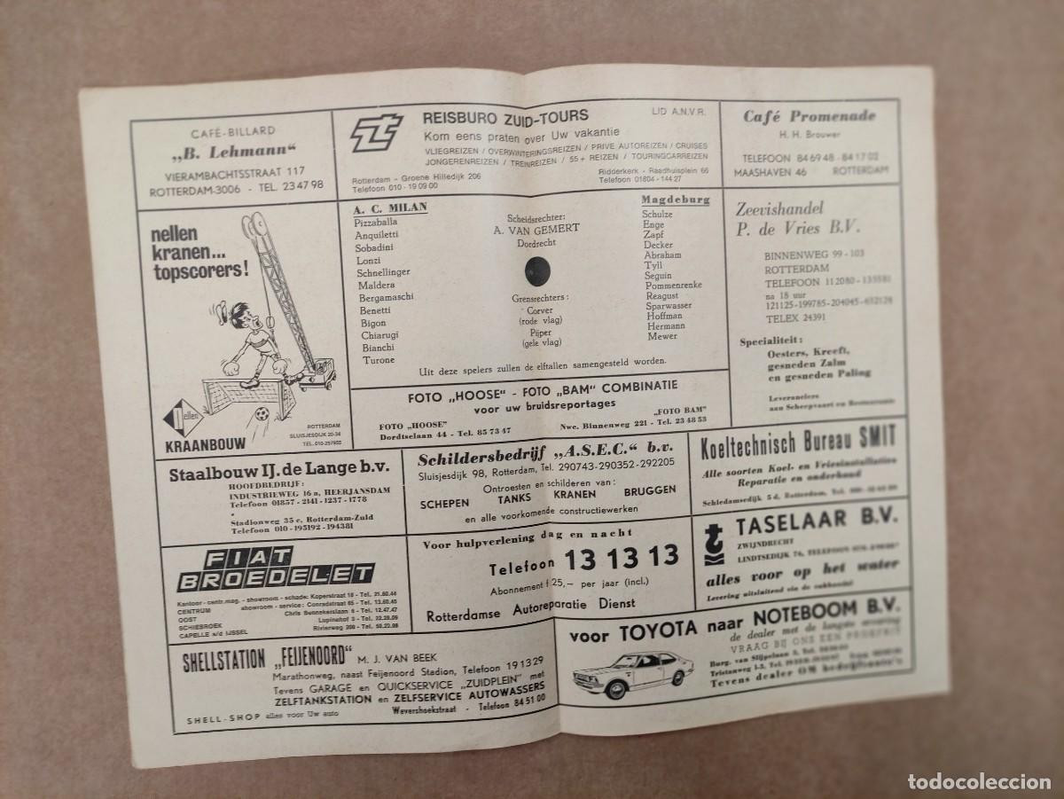 Coleccionismo deportivo: PROGRAMA - PROGRAMME FINAL EUROPA WINNERS CUP A.C. MILAN - MAGDEBURG - 3rd May 1974 - Foto 2
