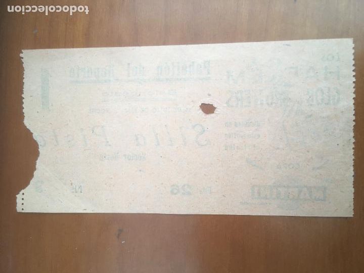 Coleccionismo deportivo: harlem globe trtters baloncesto entrada original 1952 - Foto 2