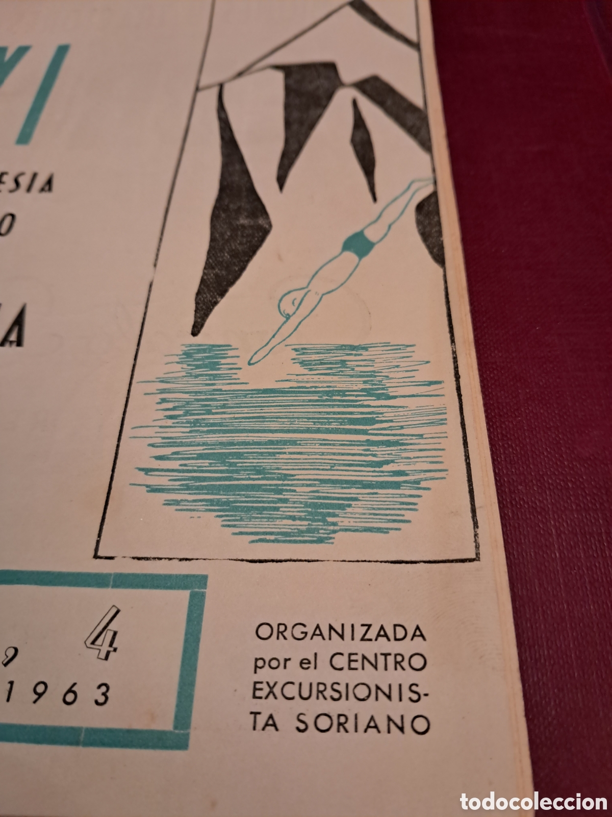 Coleccionismo deportivo: Traves&iacute;a a nado Laguna Negra 1963 - Foto 3