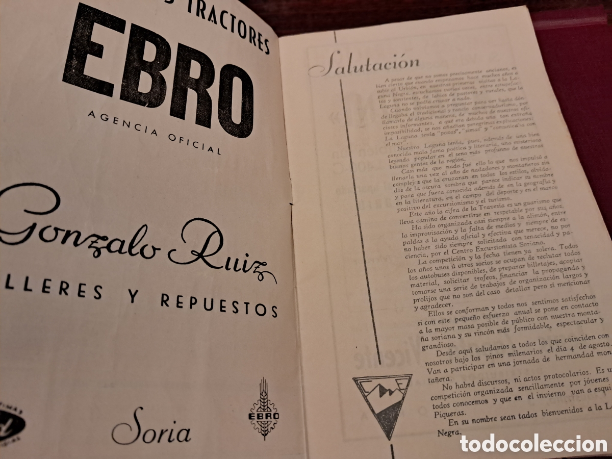 Coleccionismo deportivo: Traves&iacute;a a nado Laguna Negra 1963 - Foto 5