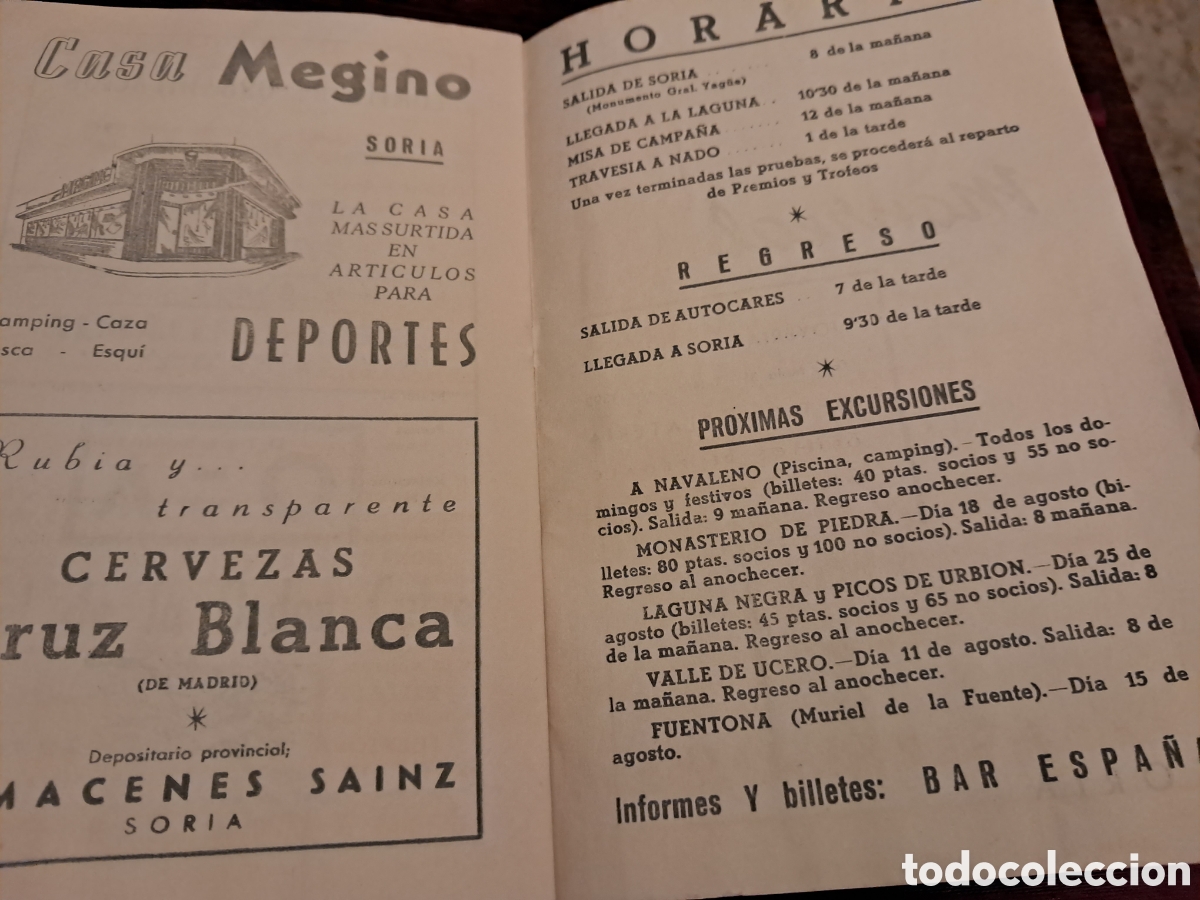 Coleccionismo deportivo: Traves&iacute;a a nado Laguna Negra 1963 - Foto 7