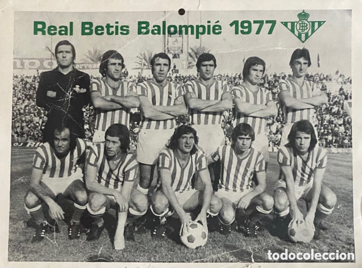 Coleccionismo deportivo: R Betis 1977 lamina p&oacute;ster - Foto 1