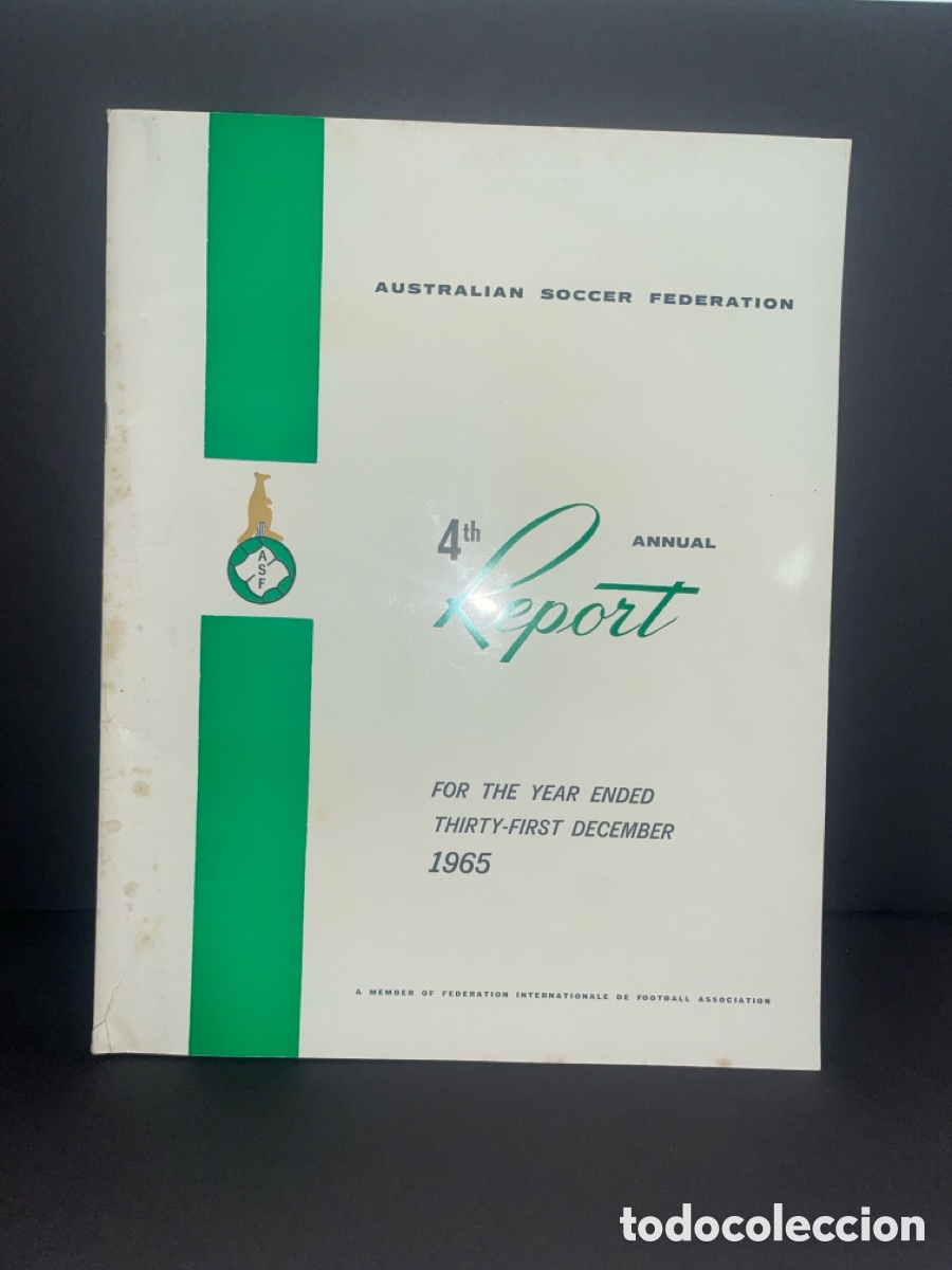 Coleccionismo deportivo: 1965 Australian soccer federation report - Foto 1