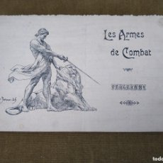 Coleccionismo deportivo: RARO PROGRAMA ESGRIMA LES ARMES DE COMBAT ASSAUT DU 15 FÉVRIER AÑO 1908, GAUDIN, FRANCIA, ETC