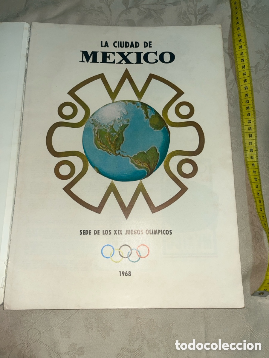 Coleccionismo deportivo: 1968 OLIMPIADAS DE MEXICO LIBRO DE PRESENTACION CIUDAD MEXICO - Foto 3