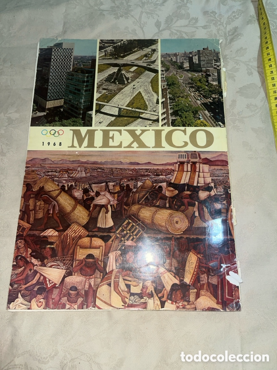 Coleccionismo deportivo: 1968 OLIMPIADAS DE MEXICO LIBRO DE PRESENTACION CIUDAD MEXICO - Foto 5