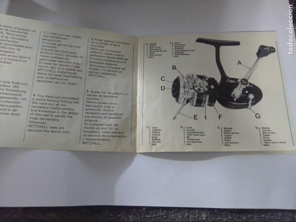 Coleccionismo deportivo: Mitchell 908-909- Libro de Instruciones y uso- En Frances - Foto 3