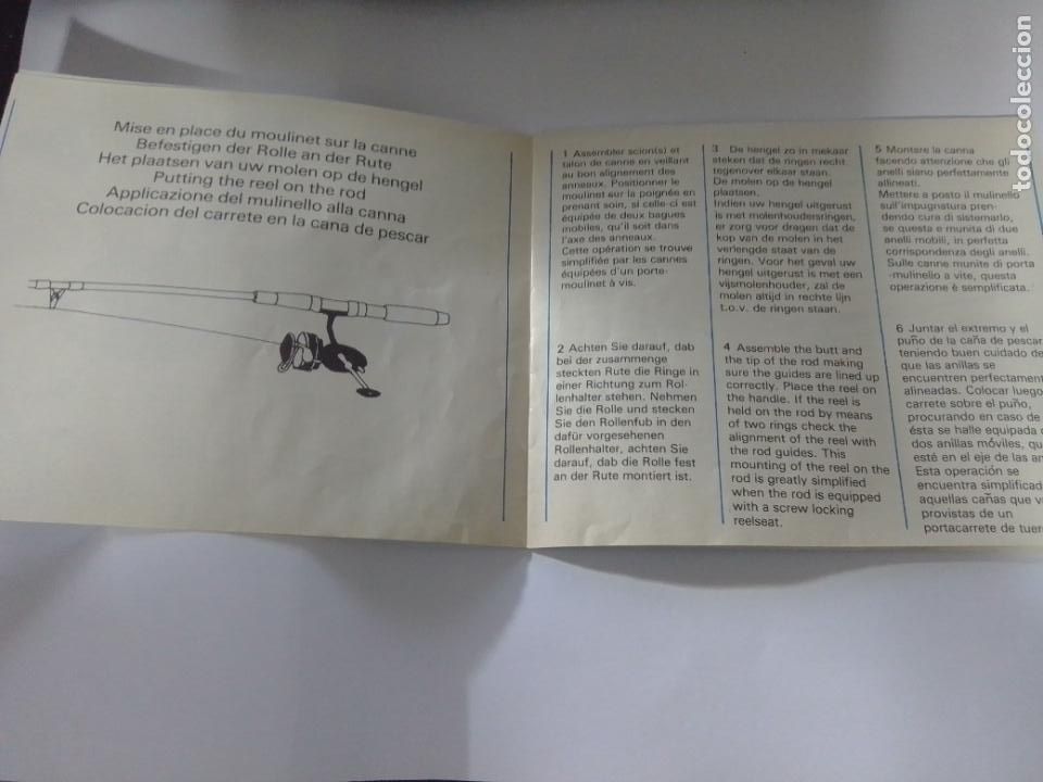 Coleccionismo deportivo: Mitchell 908-909- Libro de Instruciones y uso- En Frances - Foto 4
