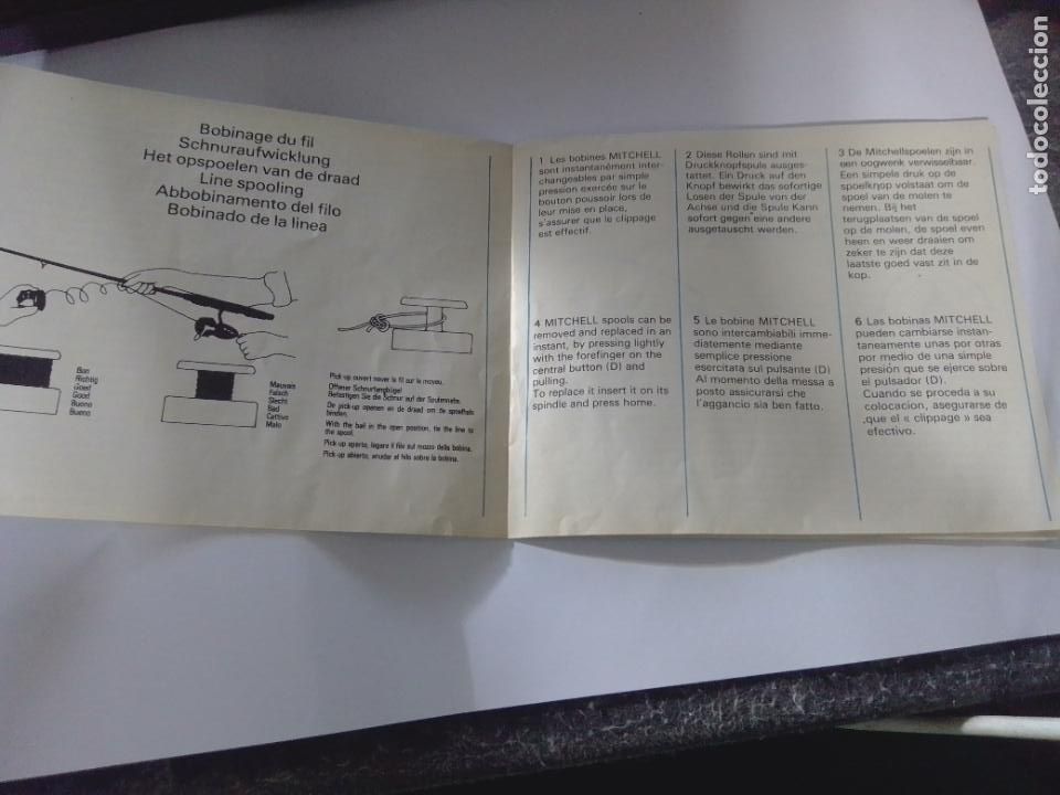 Coleccionismo deportivo: Mitchell 908-909- Libro de Instruciones y uso- En Frances - Foto 5