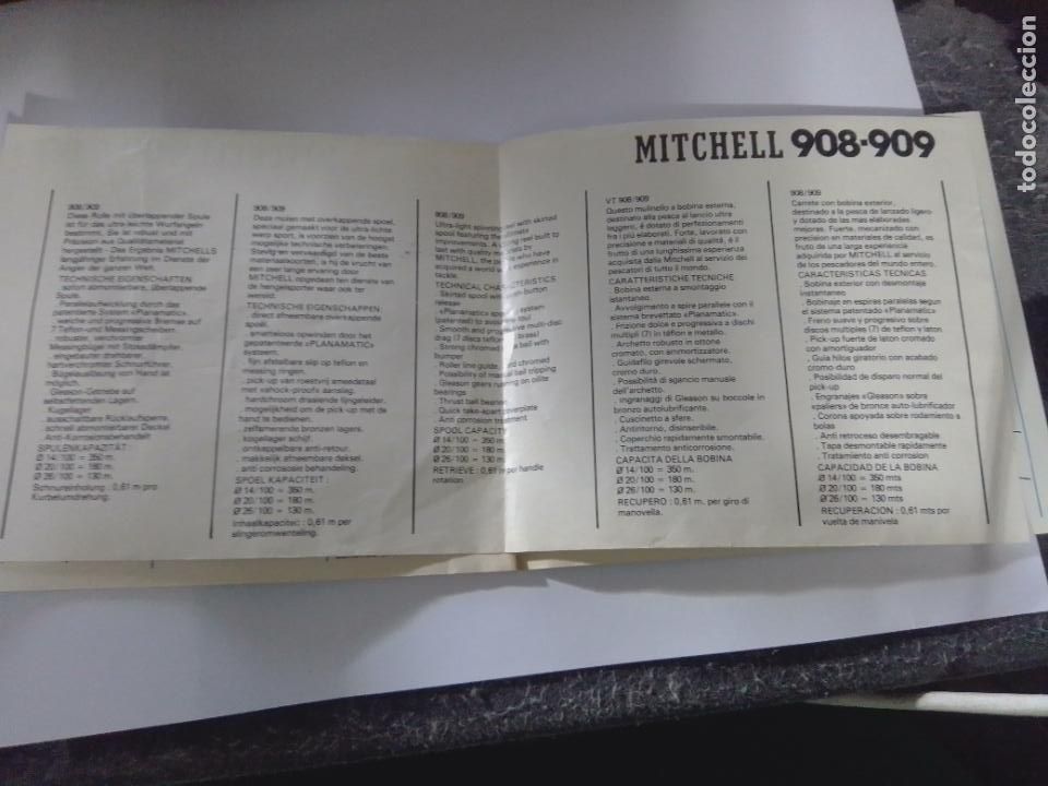Coleccionismo deportivo: Mitchell 908-909- Libro de Instruciones y uso- En Frances - Foto 11