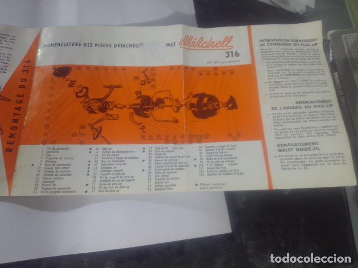 Coleccionismo deportivo: Mitchell 316- Libro de Instruciones y uso- En Frances - Foto 4