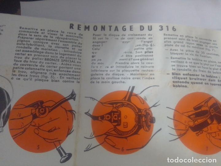 Coleccionismo deportivo: Mitchell 316- Libro de Instruciones y uso- En Frances - Foto 6