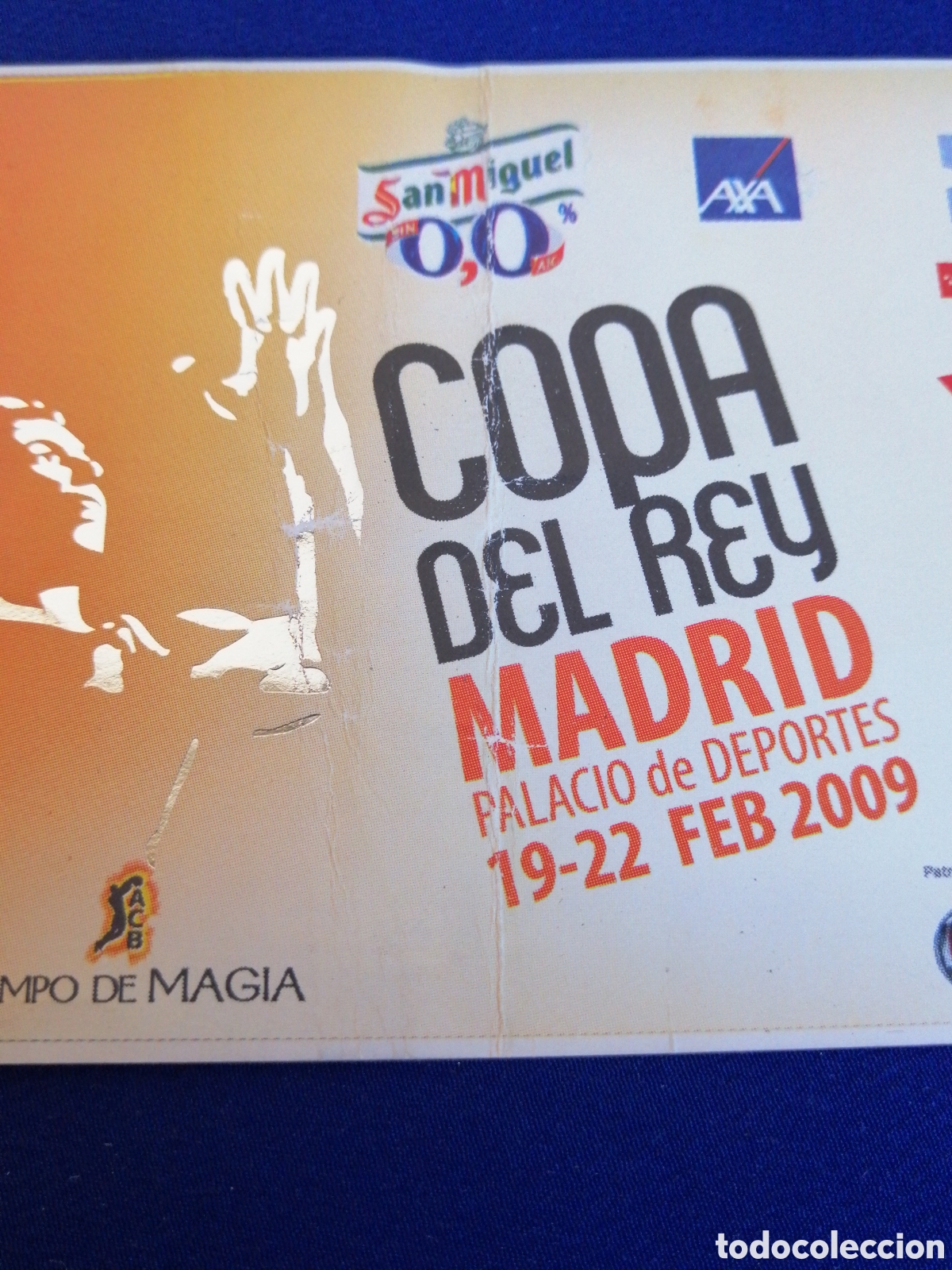 Coleccionismo deportivo: COPA DEL REY ACB 2009 BALONCESTO 20 - 02-2009 ENTRADA - Foto 2