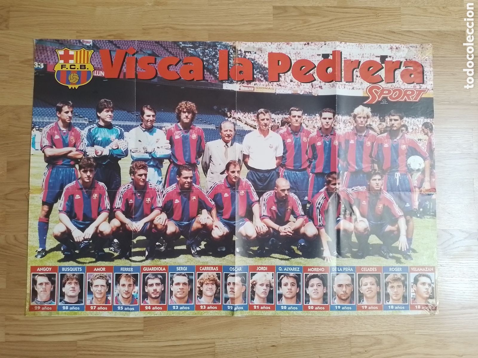 Coleccionismo deportivo: Poster F.C.Barcelona La Pedrera - Foto 1