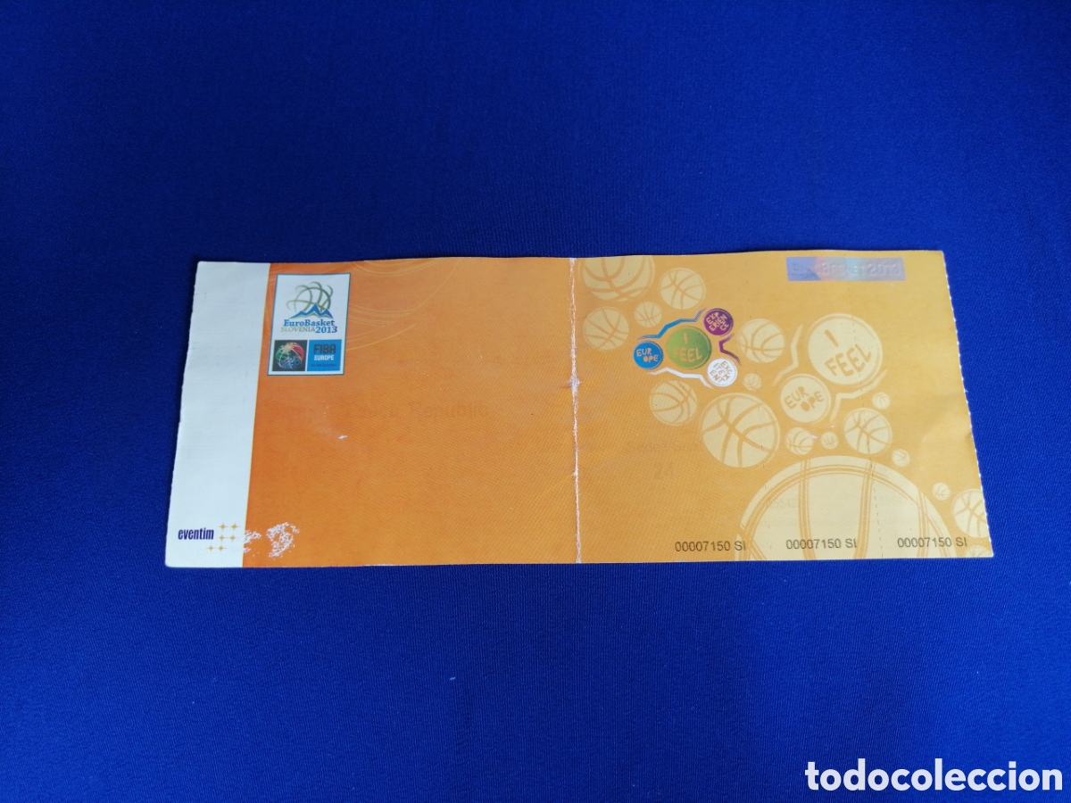 Coleccionismo deportivo: EUROBASKET 2013 ESPA&Ntilde;A - REP&Uacute;BLICA CHECA ENTRADA - Foto 1