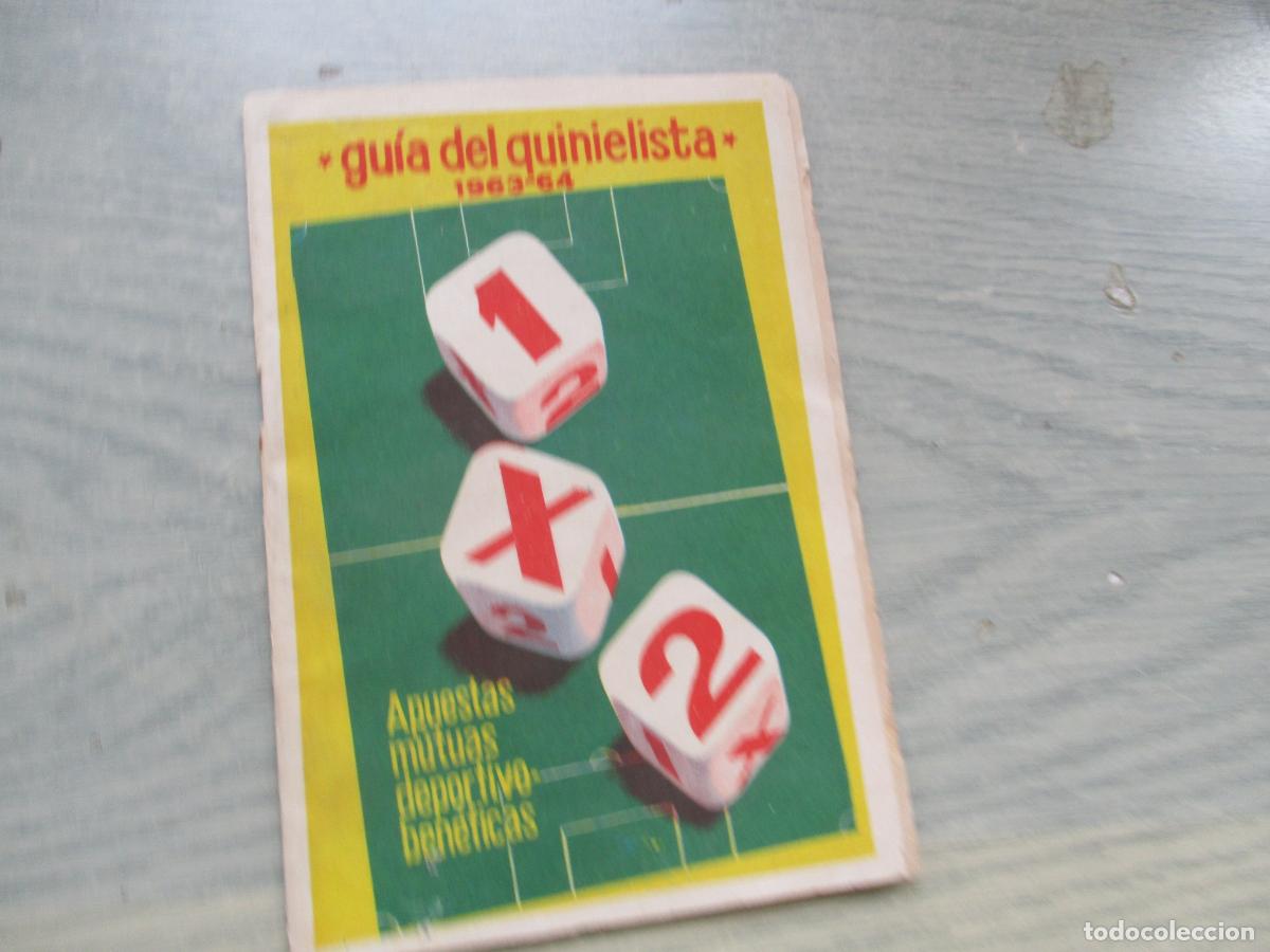 Coleccionismo deportivo: GU&Iacute;A DEL QUINIELISTA 1963/64 - Foto 1