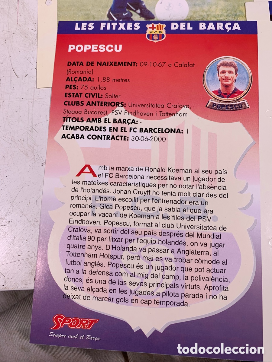 Coleccionismo deportivo: 01_ FC Barcelona fitxes del Bar&ccedil;a - Foto 3