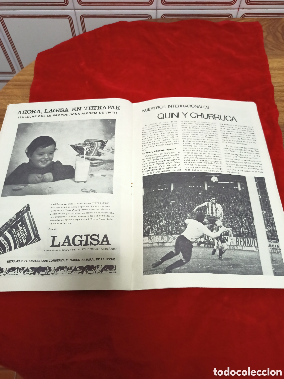 Coleccionismo deportivo: Folleto Real Sporting de Gij&oacute;n Memoria 73 - 74 - Foto 6