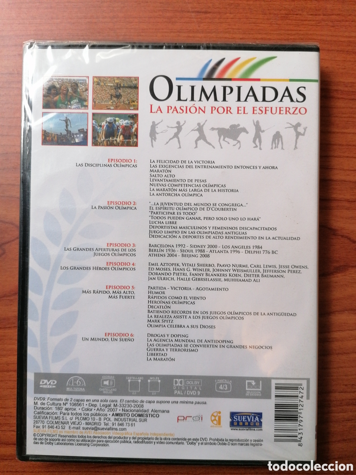 Coleccionismo deportivo: OLIMPIADAS LA PASION POR EL ESFUERZO - 2DVD - Foto 2