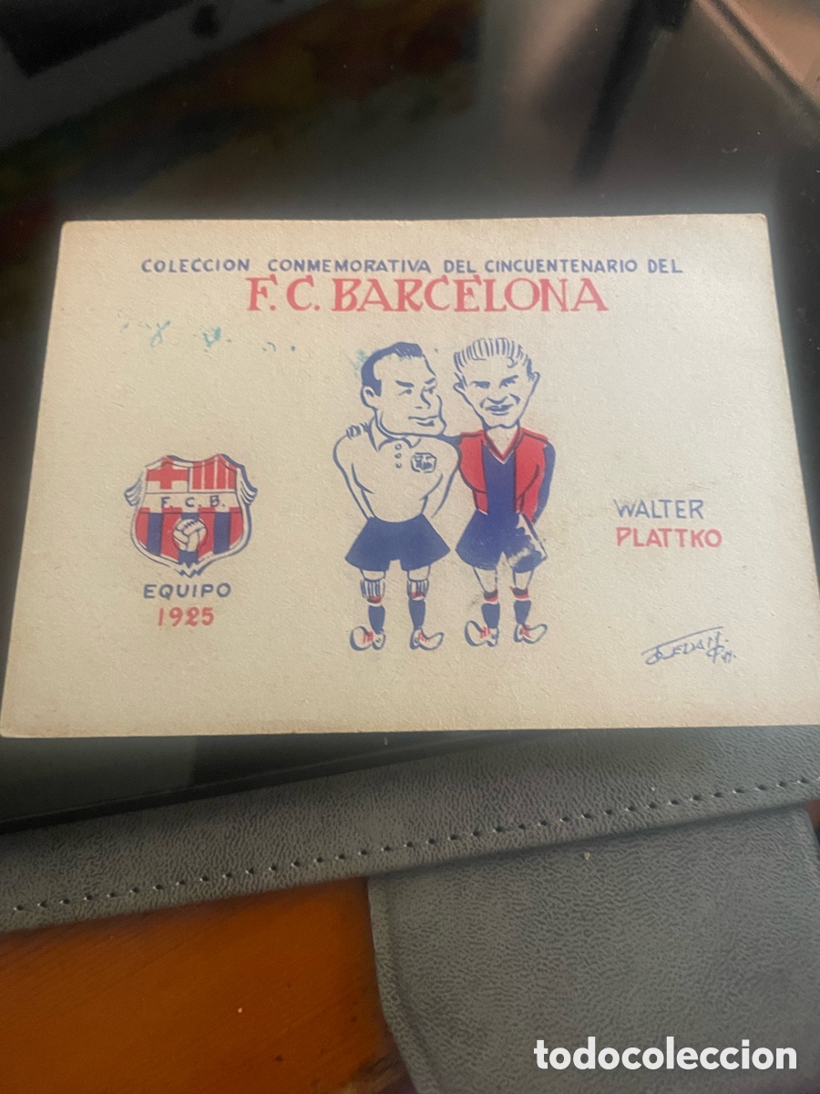 Coleccionismo deportivo: F.CBarcelona Equipo 1925 .Walter Y Plattko - Foto 1