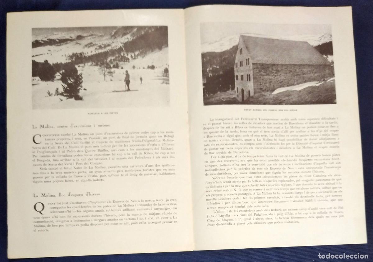 Coleccionismo deportivo: XALET DE LA MOLINA. PROJECTE PER LA CONSTRUCCI&Oacute;... CENTRE EXCURSIONISTE DE CATALUNYA, 1924. - Foto 6