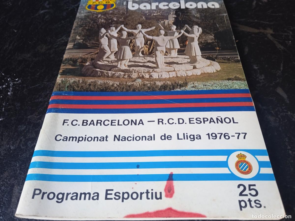 Ancien Programme CFB : FC Barcelone Vs RCD Español – 24 Septembre 1954