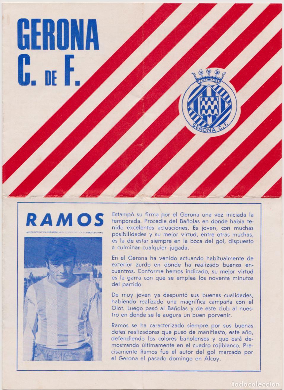 Coleccionismo deportivo: D&Iacute;PTICO &ndash; NOTICIAS DEL GERONA C.F. - TEMPORADA 71-72 - Foto 1